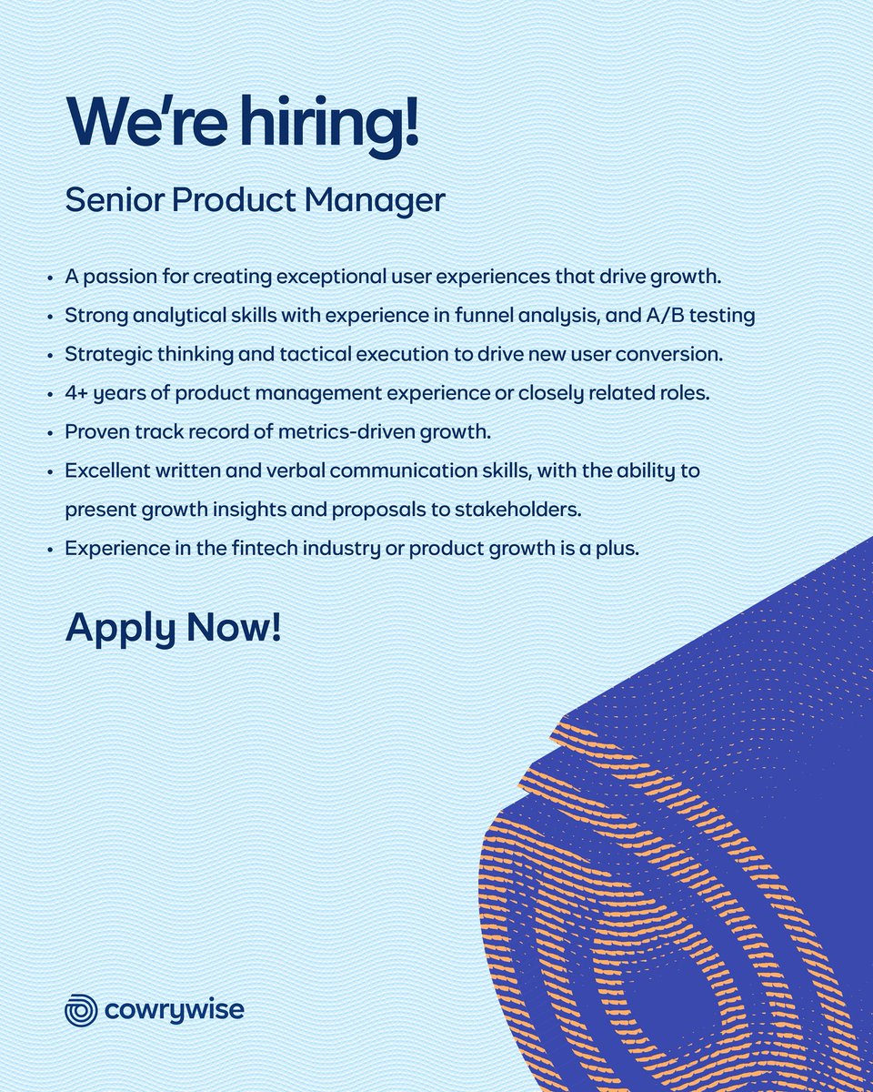 Can you build great product experiences? We want you!💙

We obsess over our customers, how they use our product, and how to help them reach their money goals with less friction. Now, we want to do even better, so we need your help.

If you care deeply about customer experience,