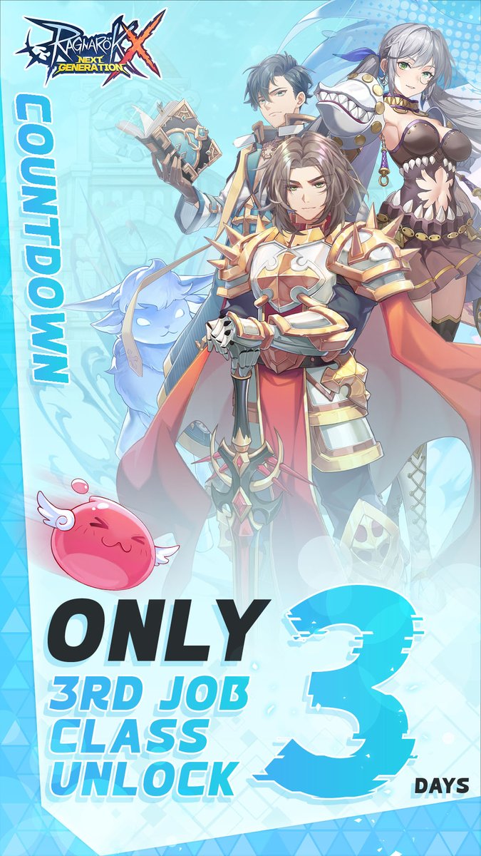 ragnarokxglobal's tweet photo. Third Class Awakening · 3 Days to Go ⚔️
The ultimate trial awaits. Power awakens—are you ready? 🔥
⏰Join Now:https://t.co/6tstd2lS2p
#ROXGlobal #MMORPG #thirdclass https://t.co/FftBN8hde4