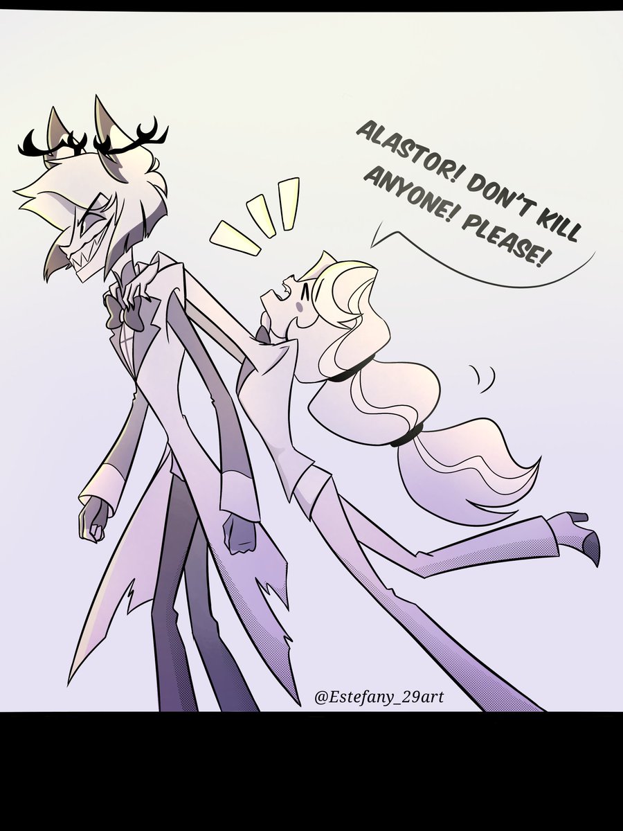 !!!!! 
#charlastor #alastorxcharlie 
#radiobelle #CharlieMorningstar 
#HazbinHotel #Alastor