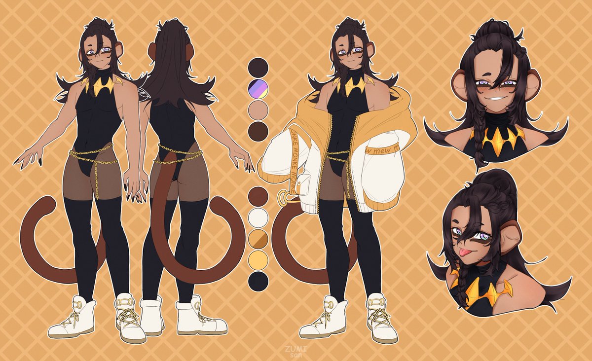 My greed knows no bounds, this I will never stop wanting and taking~

Prepare to be defeated by a Monkey!

🙈2.0 Design Reveal!💛
#Vtuber #VtuberDebut
