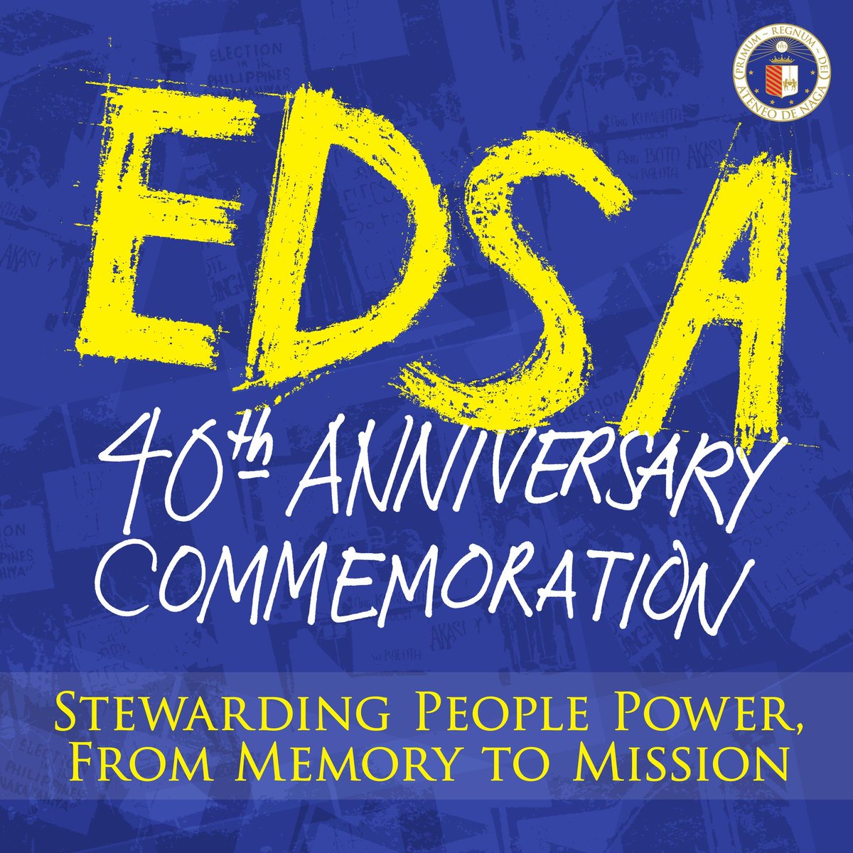 February may be a month of hearts and the arts, but it's also a time of memory. As we move closer to February 25, we'll be sharing some posts (c/o of Jesuit Communications) and a calendar of activities which invite remembrance and reflection on the EDSA People Power Revolution.