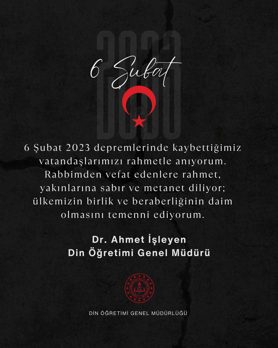 MEB Din Öğretimi Genel Müdürlüğü tweet media