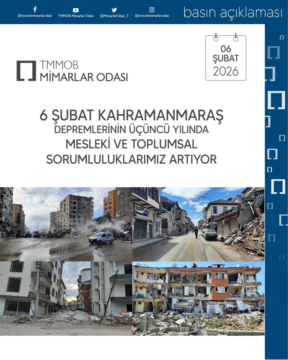 TMMOB Mimarlar Odası tweet media