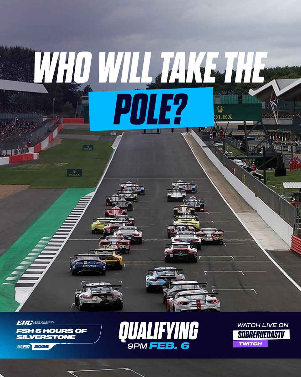 WHO WILL TAKE POLE AT SILVERSTONE? 🏁🔥

Qualifying day is here for the FSH 6 Hours of Silverstone and it’s time to find out who’s got the ultimate one-lap pace. ⚡

One lap. No excuses. Pure speed.