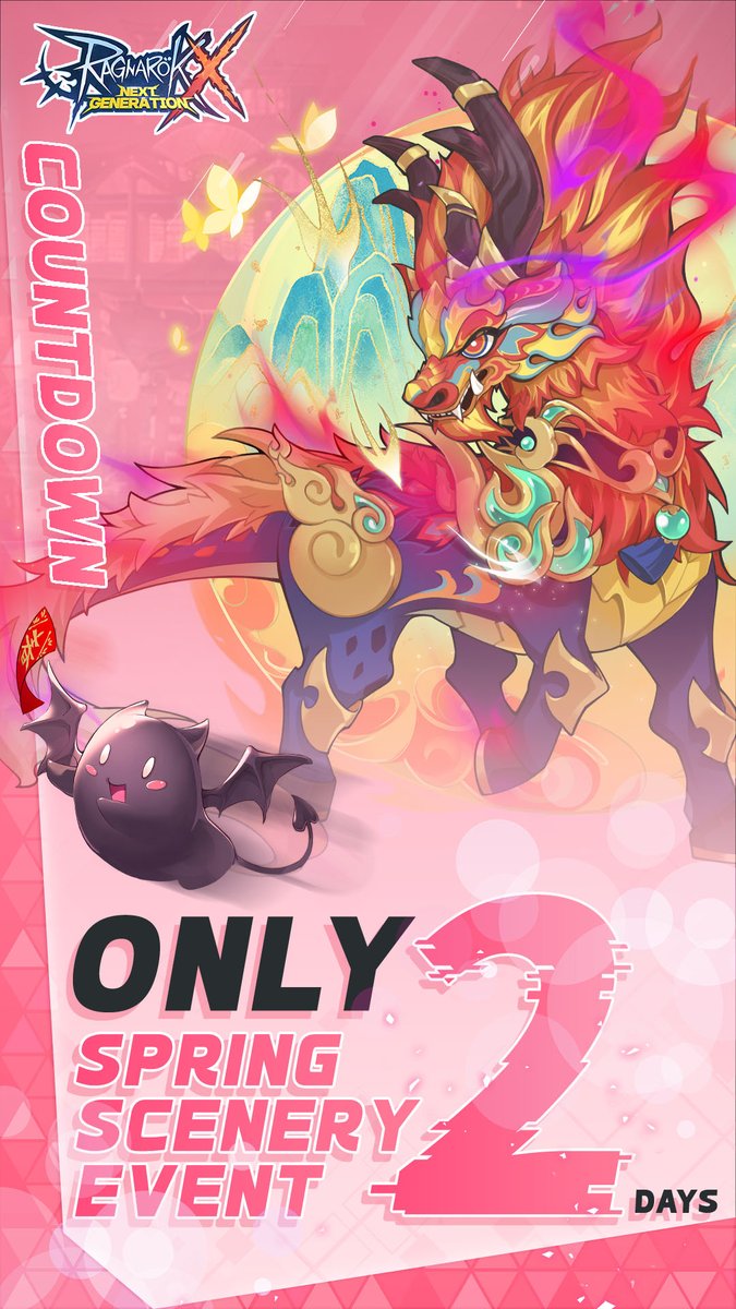 ragnarokxglobal's tweet photo. 🌸Spring Scenery · Limited Mount

2 days to go! Step into blossoms and ride into the mystical adventure. ✨

🔓Join Now：https://t.co/6tstd2mpRX

#ROXGlobal #MMORPG https://t.co/5wf16OLocP