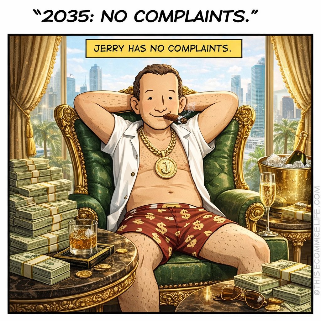 $Jerry has no complaints.