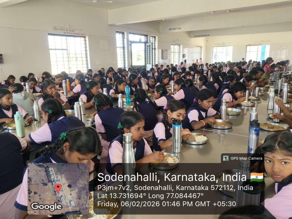school_ambedkar's tweet photo. Lunch Sodenahalli https://t.co/iKAcuqzbil