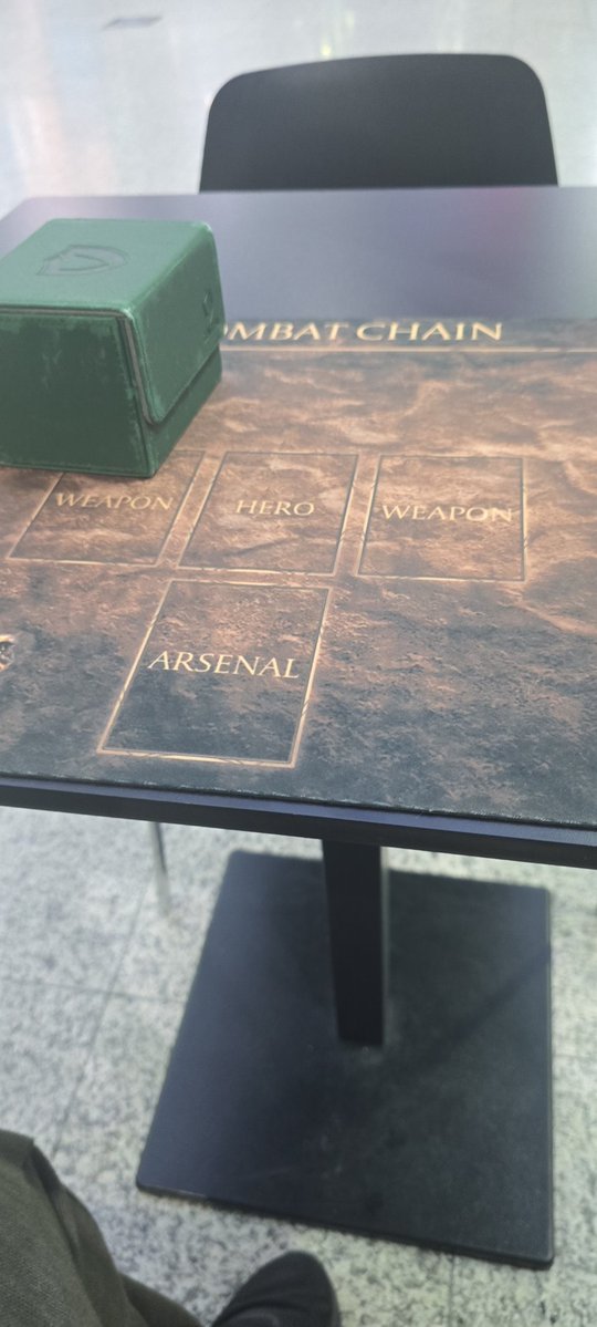 Like an invitation to duel.