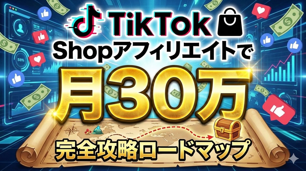 ずっと隠してたんですが...

TikT0k Shopアフィが金脈すぎますw

一気に注目を集めているTikT0k Shopですが
初心者でも月30万狙えるくらい穴場です

そこで、
TikT0k Shop攻略ロードマップを
noteにまとめたけど欲しい人いる？

これ欲しい人は、
いいねブクマしてリプに【 チャンス 】してください🎁