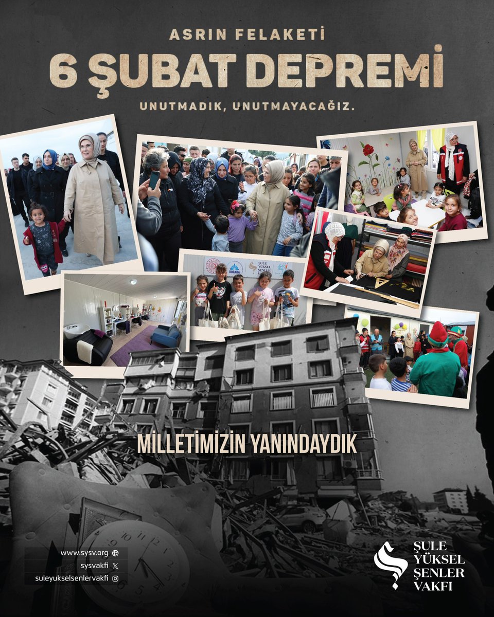 Şule Yüksel Şenler Vakfı tweet media