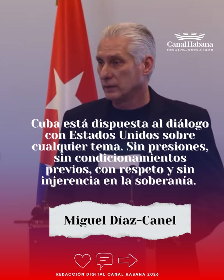 #CubaEstáFirme 
#CubaNoEstáSola