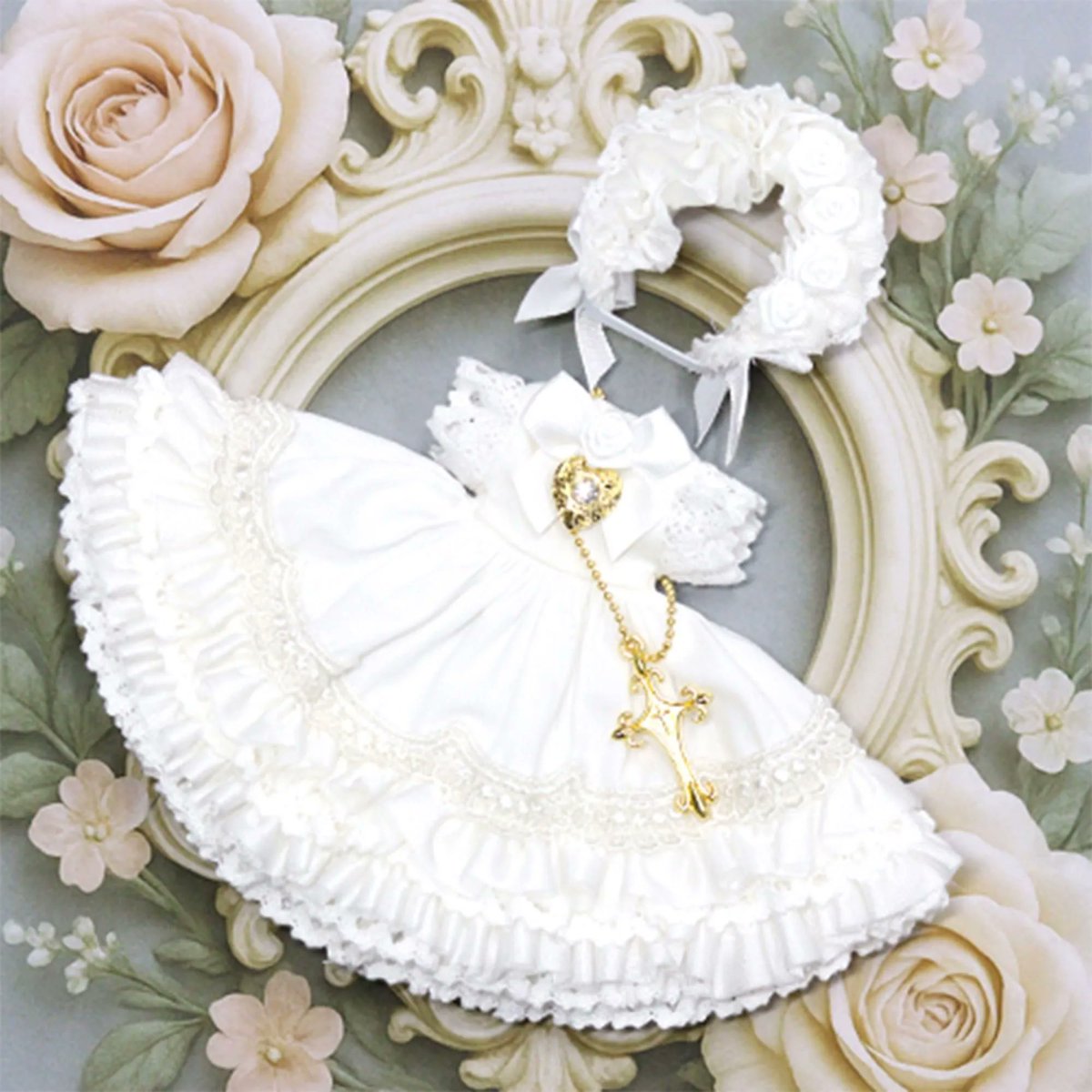 DOLLCExNETSHOP's tweet image. 恋鞠堂様オビツ11サイズお洋服【単品販売】が入荷しました✨
繊細なフリルが美しい、特別感のあるドレスです💐
大人気のホワイト系にチョコっぽい茶色カラーも登場！
ぜひお手に取ってみてください💕
doll.shop-pro.jp/?mode=grp&amp;amp;gid=…
#恋鞠堂