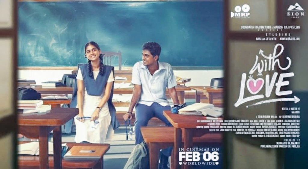phanikrish1's tweet photo. Happened to watch #withlove premier .. breezy entertainer, chala bagundi.. feel good film. Do check it out guys for lovely performances, beautiful bgm, comedy .. nostalgia 
 @vrsiddareddy @Abishanjeevinth @AnaswaraRajan_ @SureshProdns https://t.co/z2IwQx8Zcl