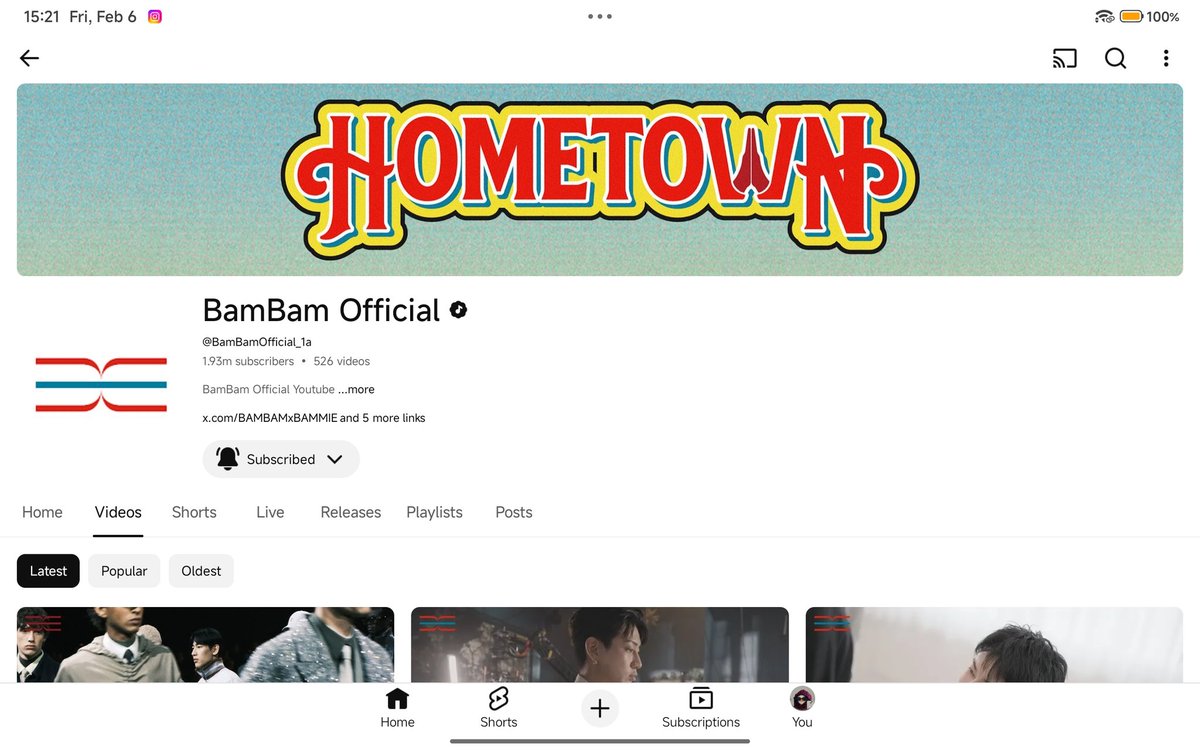 🆘 ประกาศ ทุกคนมาดูคลิปคอนเท้นต์ต่างๆในยูทูปช่องแบมแบมอฟช.กันเยอะๆกันฮะ ซัพพอร์ตง่ายๆไม่เสียตัง แต่เงินเข้าศลปโดยตรง ค่ายลงคลิปให้เยอะมาก ทุกคนมาดูเพิ่มยอดวิวแต่ละคลิปกันด้วยนะฮะ มีเอ็มวีเพลงด้วย อย่าทิ้ง ใครว่างเชิญชวนนะคะ 👇📣 #BamBam
youtube.com/@bambamofficia…