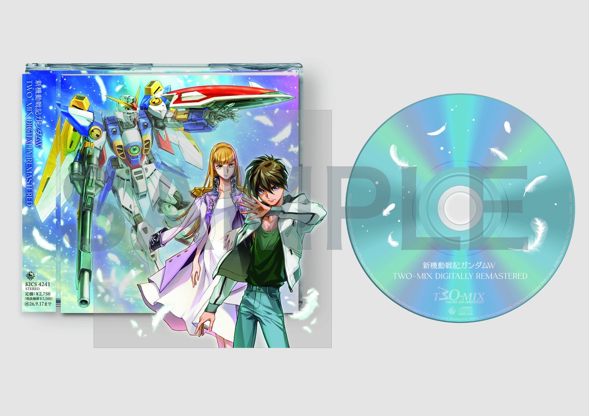📢NEWS📢 TWO-MIX 30周年記念CD 💿『新機動戦記ガンダムW TWO-MIX