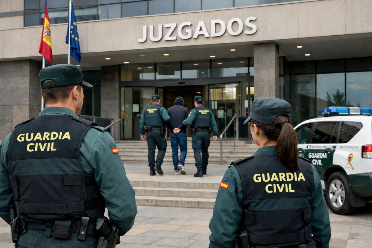 📢 #AEGC Informa

👉Desde AEGC exigimos un protocolo específico de riesgo laboral que proteja de verdad a los guardias civiles

🏢La custodia de detenidos en sedes judiciales conlleva riesgos reales que siguen sin evaluarse adecuadamente.

#ProfesionDeRiesgoYa
#AutoridadYa

⚔️🇦