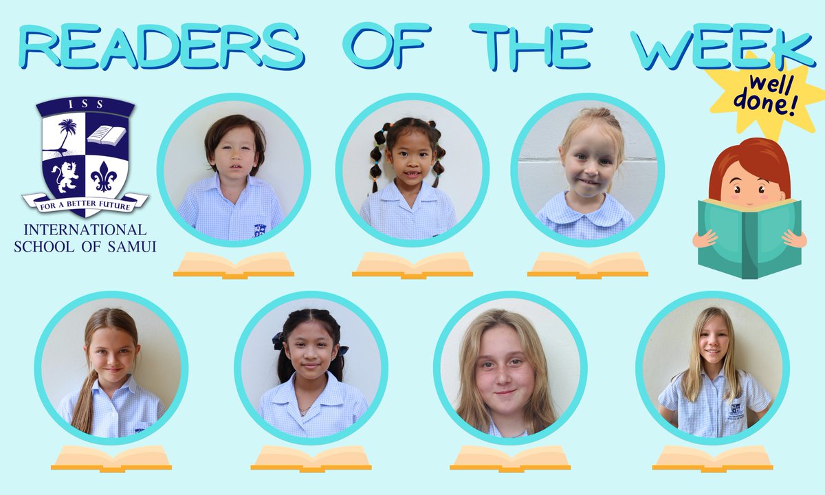 Congratulations to Julien, Tangmo, Panna, Sonya, Nita, Alisa and Lili! Keep reading!