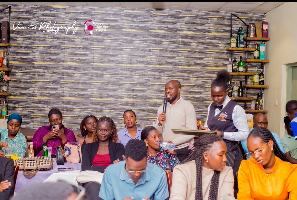 ahaisibwelauryn's tweet photo. Attended the launch of Season 2 of the Rotaract Corporate League.
Always inspired by platforms that bring people together beyond the professional setting.
#RotaractLife #LeadershipJourney #RotaractCorporateLeague
@aggrey_muhumuza @HombsIi @ELIZABETHUWIMA1 @RotaractAcacia https://t.co/d4hRsYMpkq