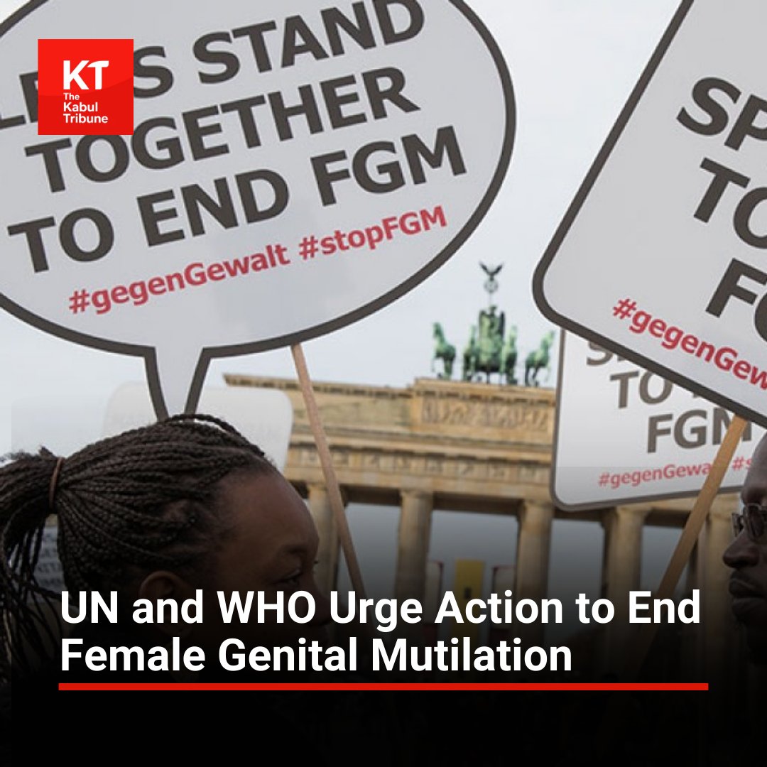 TheKabultribun's tweet photo. The #United Nations and the World #Health #Organization (WHO) have renewed calls to end female #genital mutilation (FGM), describing the practice as a #serious human rights #violation that continues to #harm millions of #women and #girls worldwide.
https://t.co/du15UzRAZv https://t.co/TMU30M4qs9