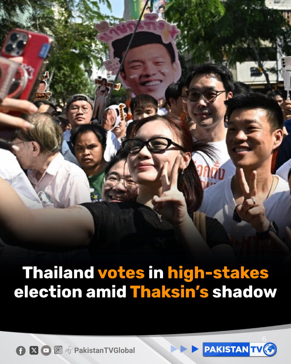 Thai voters head to the polls to choose between popular reformists and the conservative government, with former leader Thaksin Shinawatra’s influence still looming from prison.

#PakistanTV #PakistanTvglobal #ThailandElections #ThaksinShinawatra #PoliticalReform