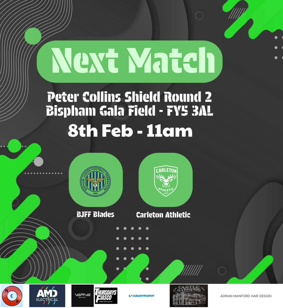 Next up 

We take on BJFF Blades in the last 8 of the Peter Collins Shield. 
A tournament we’ve been finalists of before, we’re looking forward to another clash in our last chance at a cup run.

Up the Tics! 💚