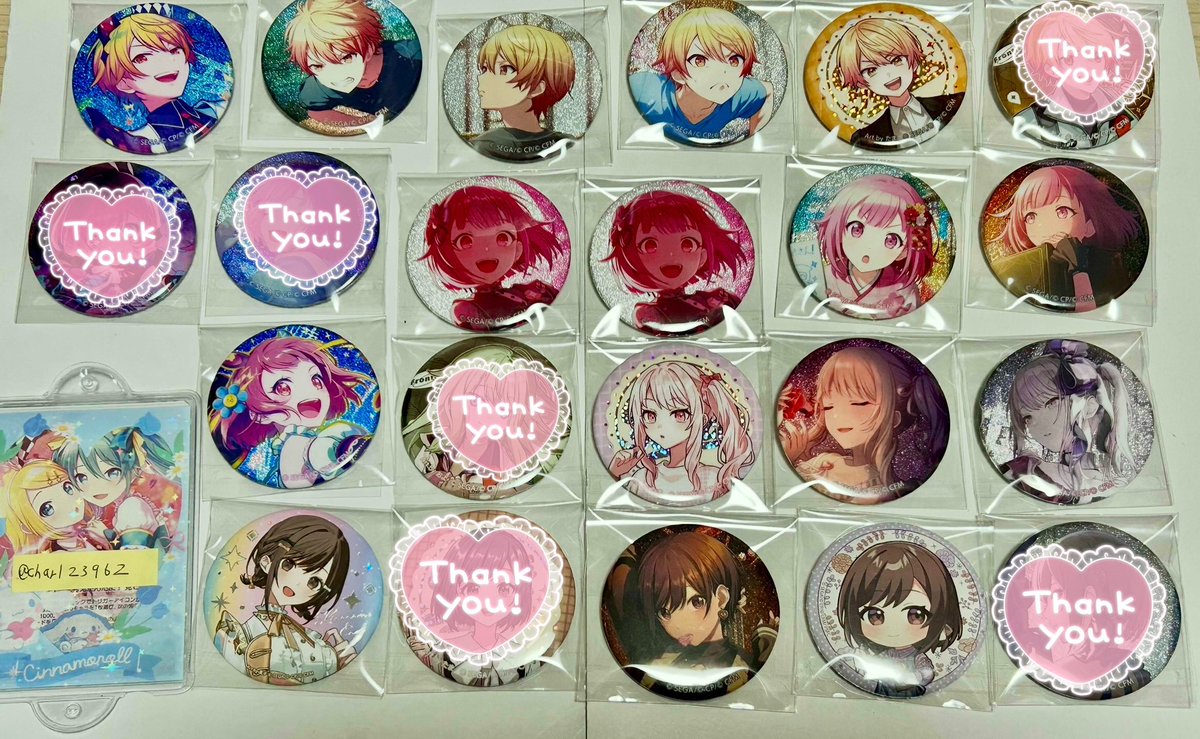 交換] プロセカ グリ缶 グリッター缶バッジ セカライ缶 譲 1～3枚目(司