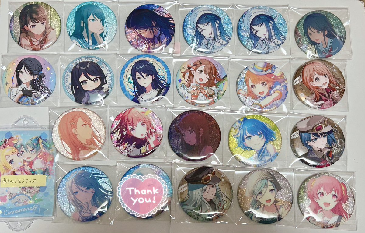 交換] プロセカ グリ缶 グリッター缶バッジ セカライ缶 譲 1～3枚目(司