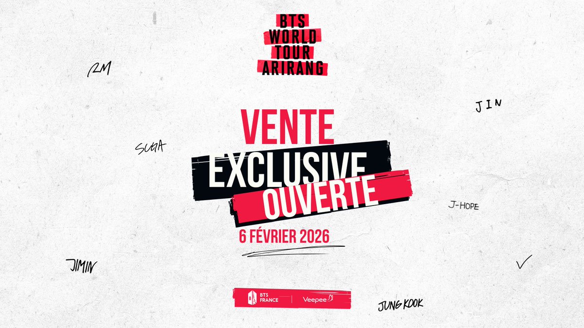 BTS FRANCE⁷ tweet media
