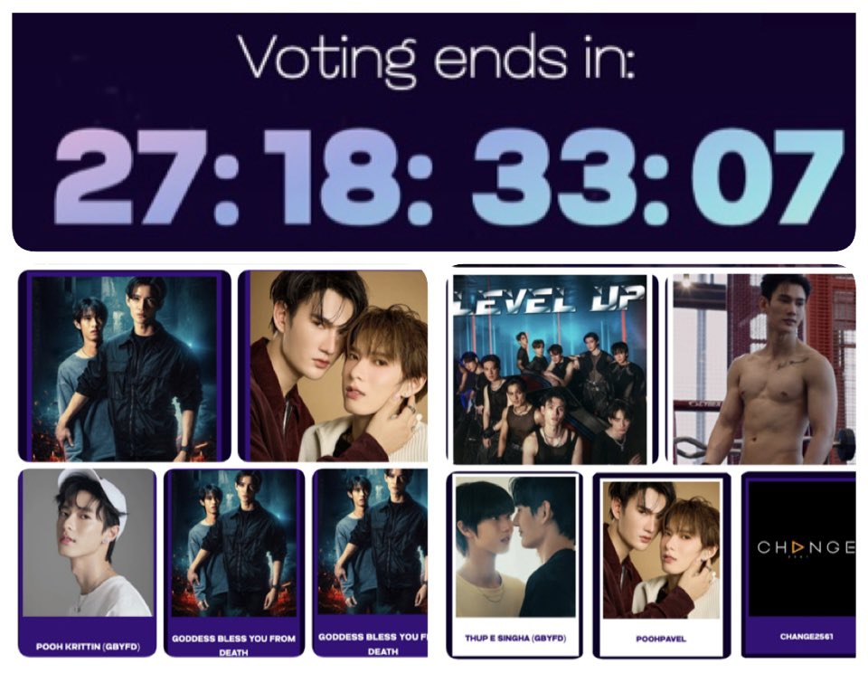 🏆🏆🏆🏆HUB Awards 2025🏆🏆🏆🏆

ขั้นตอนการโหวต
1. คลิ๊กลิ้งค์ด้านล่าง👇
2. เลือกรูปรายการที่โหวตทีเดียว ( 13 โหวต )
3. กดปุ่มโหวต
4. โหวตเรียบร้อย
5. กดปุ่ม OK
6. กดโหวตปุ่มเดิม ทำซ้ำๆได้ โดยไม่ต้องเลือกรายการใหม่

VOTE 🗳️ awards.boyslovehub.com

#ppoohkt #pavelphoom #poohpavel