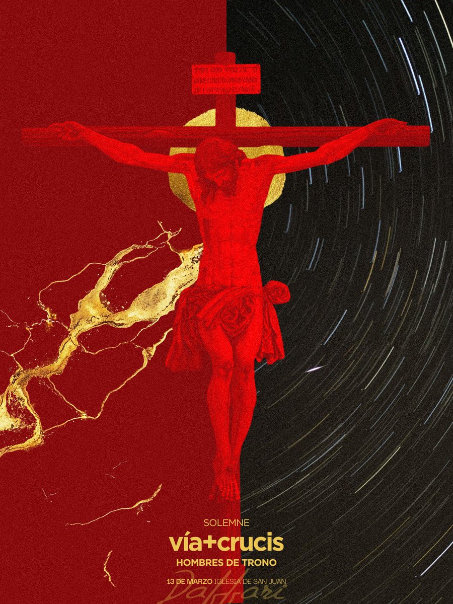 Actos Oficiales Daffari · 2026

Solemne Vía Crucis de los Hombres de Trono de la ciudad de Málaga

📍 Iglesia de San Juan
📅 13 de marzo

Todos los hombres de trono están invitados a un momento de oración y preparación espiritual.

(1/2🧵)
#CofradiasMLG