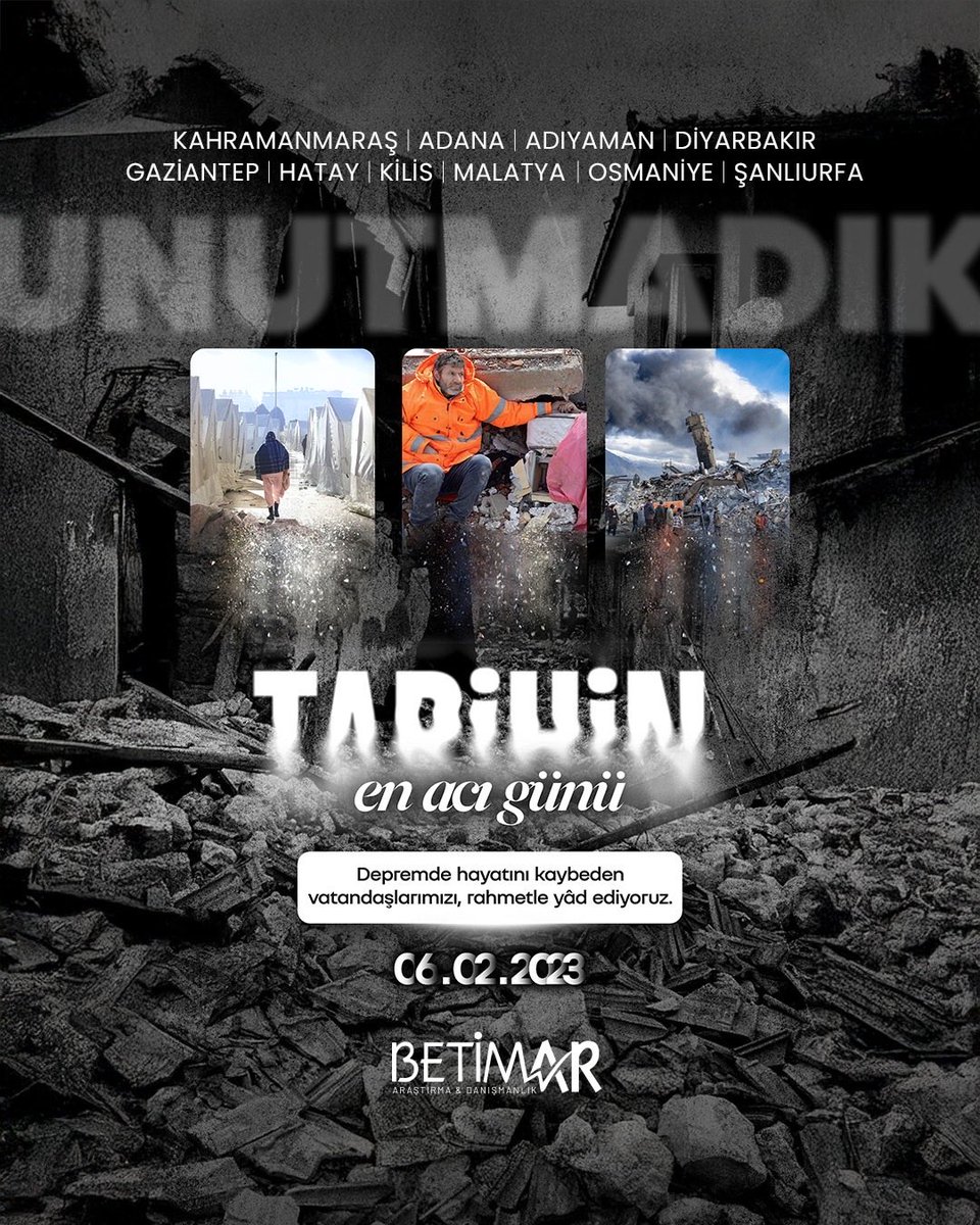 BETİMAR ARAŞTIRMA tweet media