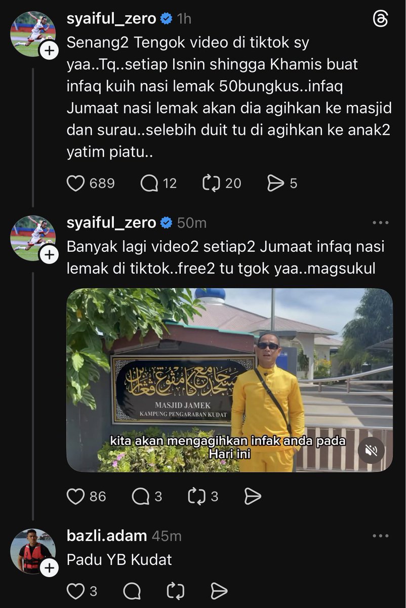 bckupacc99's tweet photo. Susah jugak hidup, kalau asyik nak buruk sangka. https://t.co/YDfujwei0P