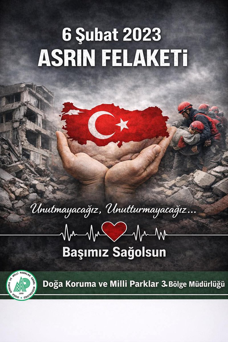 6 Şubat 2023 – Asrın Felaketi
Hayatını kaybeden vatandaşlarımızı rahmetle anıyor,
yakınlarına sabır diliyoruz.
Unutmadık, unutmayacağız.