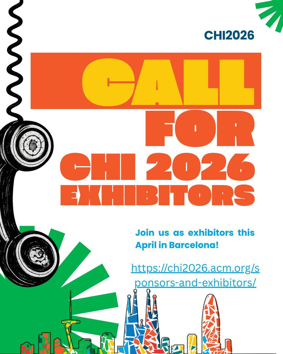 ACM CHI Conference tweet media