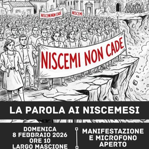 mazzeoantonio's tweet photo. #nomuos Domenica 8 febbraio, ore 10 a #Niscemi in solidarietà con le sorelle e i fratelli niscemesi vittime dei crimini globali (guerre, cambiamenti climatici, processi di militarizzazione, speculazioni, desertificazioni, estrattivismo, borghesia mafiosa, ecc.). https://t.co/AG5hAGVYBS
