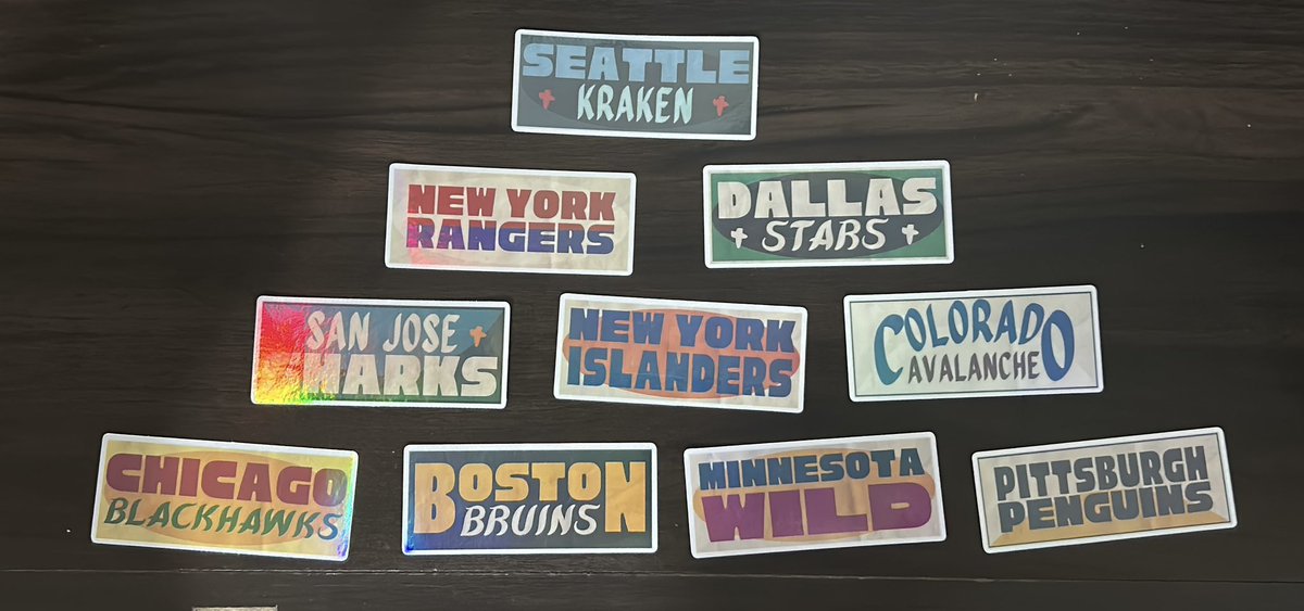 whimsydoby's tweet photo. hockey jeepney stickers !!!

will be selling these soon :D

#hockeytwt https://t.co/3kC29hiNRp
