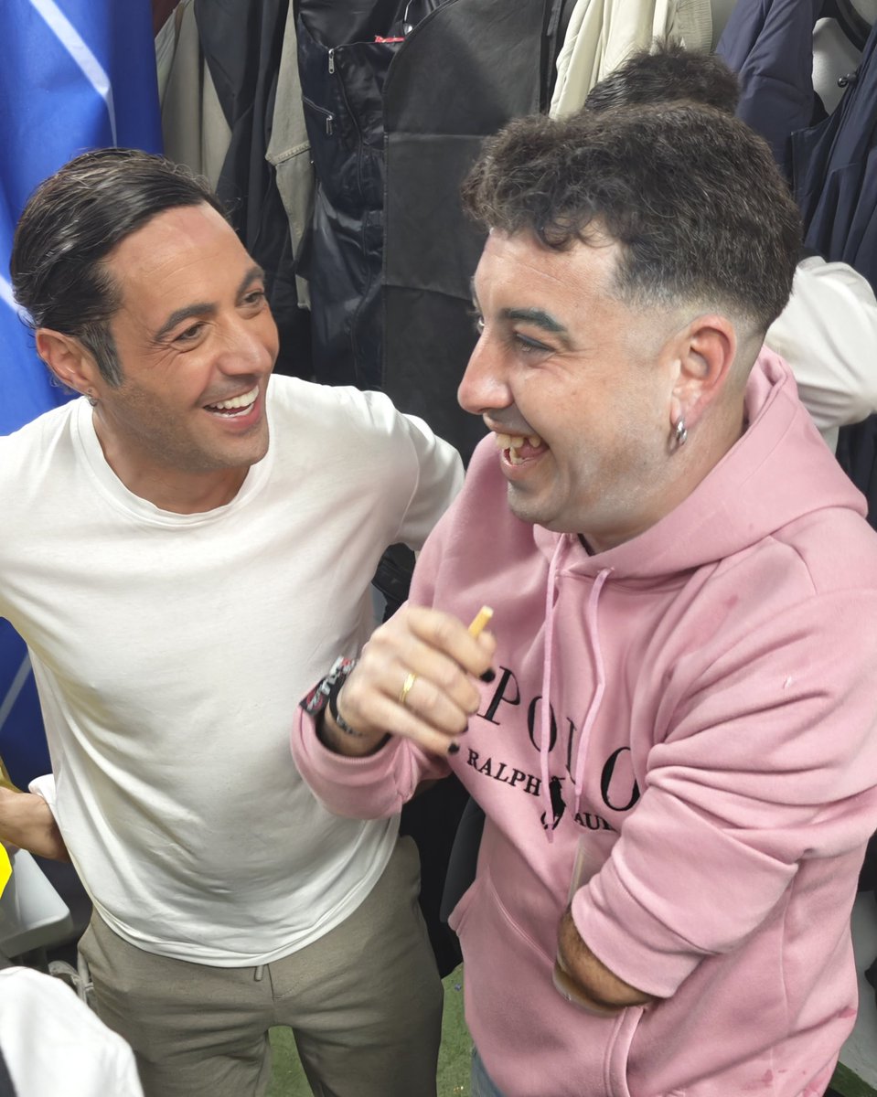 La alegría de dos semifinalistas ✌🏼