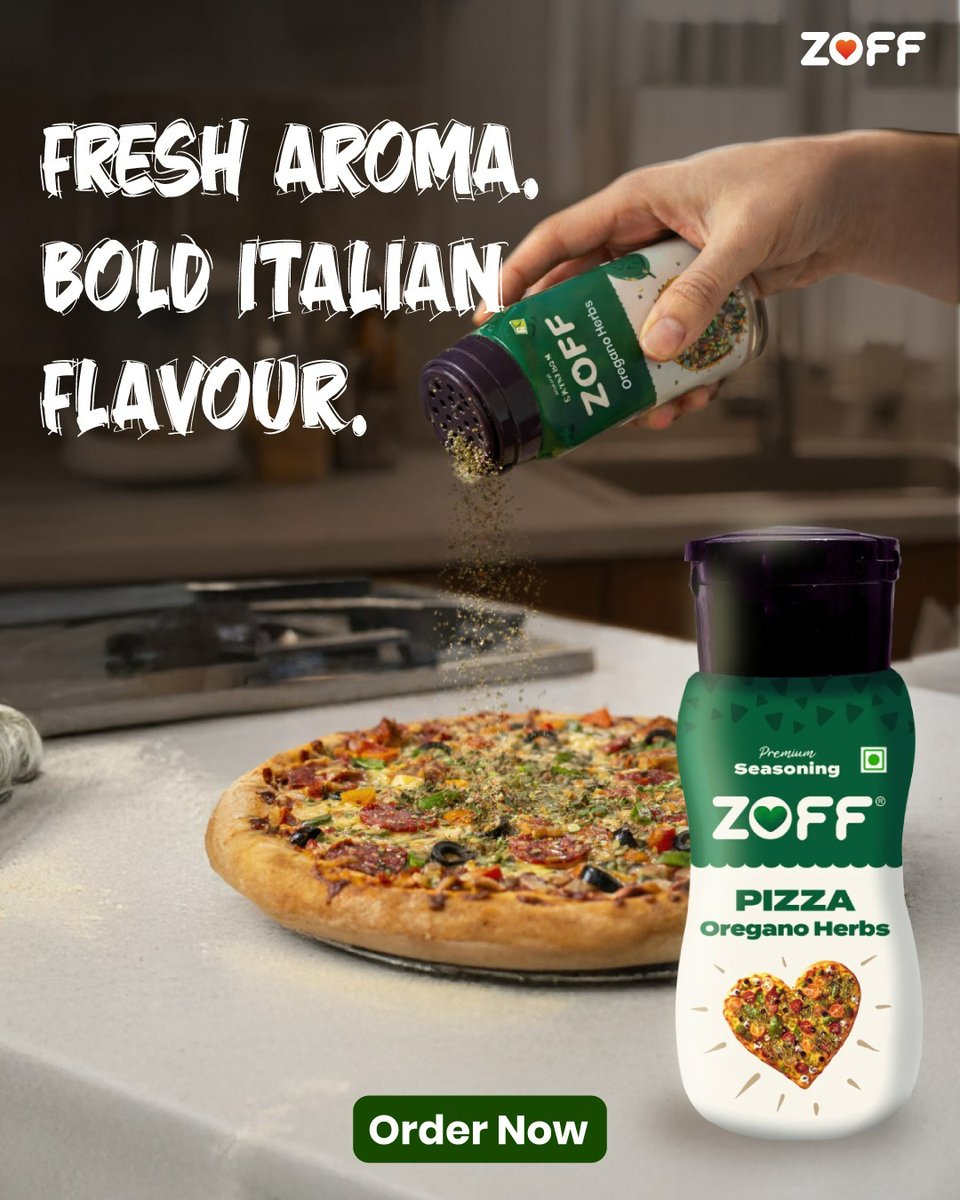 zoff_foods's tweet image. That final sprinkle makes all the difference. ✨
Fresh aroma. Bold Italian flavour.
Turn everyday dishes into something unforgettable. 🌿🍝

#Oregano #ZOFFFoods #ItalianSprinkle