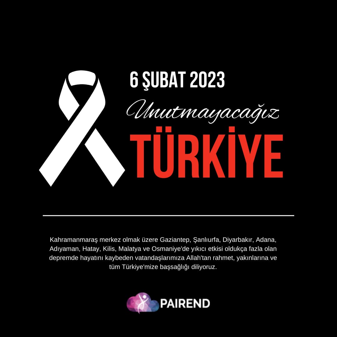 6 Şubat 2023’te Kahramanmaraş merkezli meydana gelen ve “asrın felaketi” olarak hafızalara kazınan depremde on binlerce canımızı kaybettik, milyonlarca insanın hayatı geri dönülmez şekilde değişti.

Kaybettiklerimizi rahmetle anıyor, geride kalanlara sabır diliyoruz.