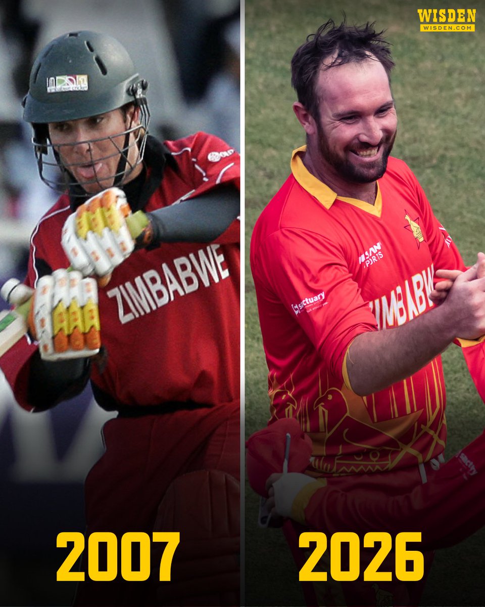 2007 ⏩ 2026

Zimbabwe’s Brendan Taylor is the only player at the 2026 T20 World Cup who also featured in the first edition of the tournament 🇿🇼 

#Cricket