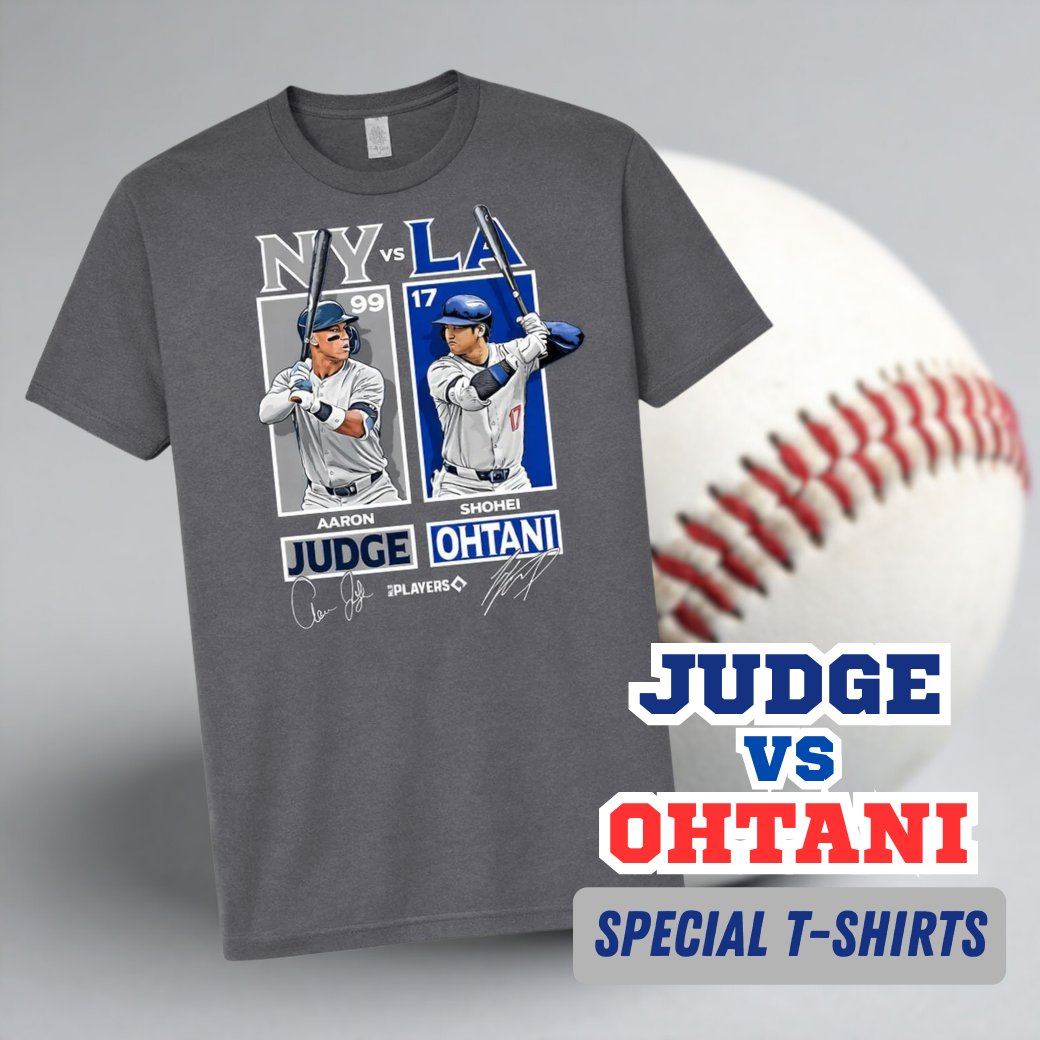 新品未開封　大谷翔平　アーロン・ジャッジWS2024　マッチアップTシャツ　XL