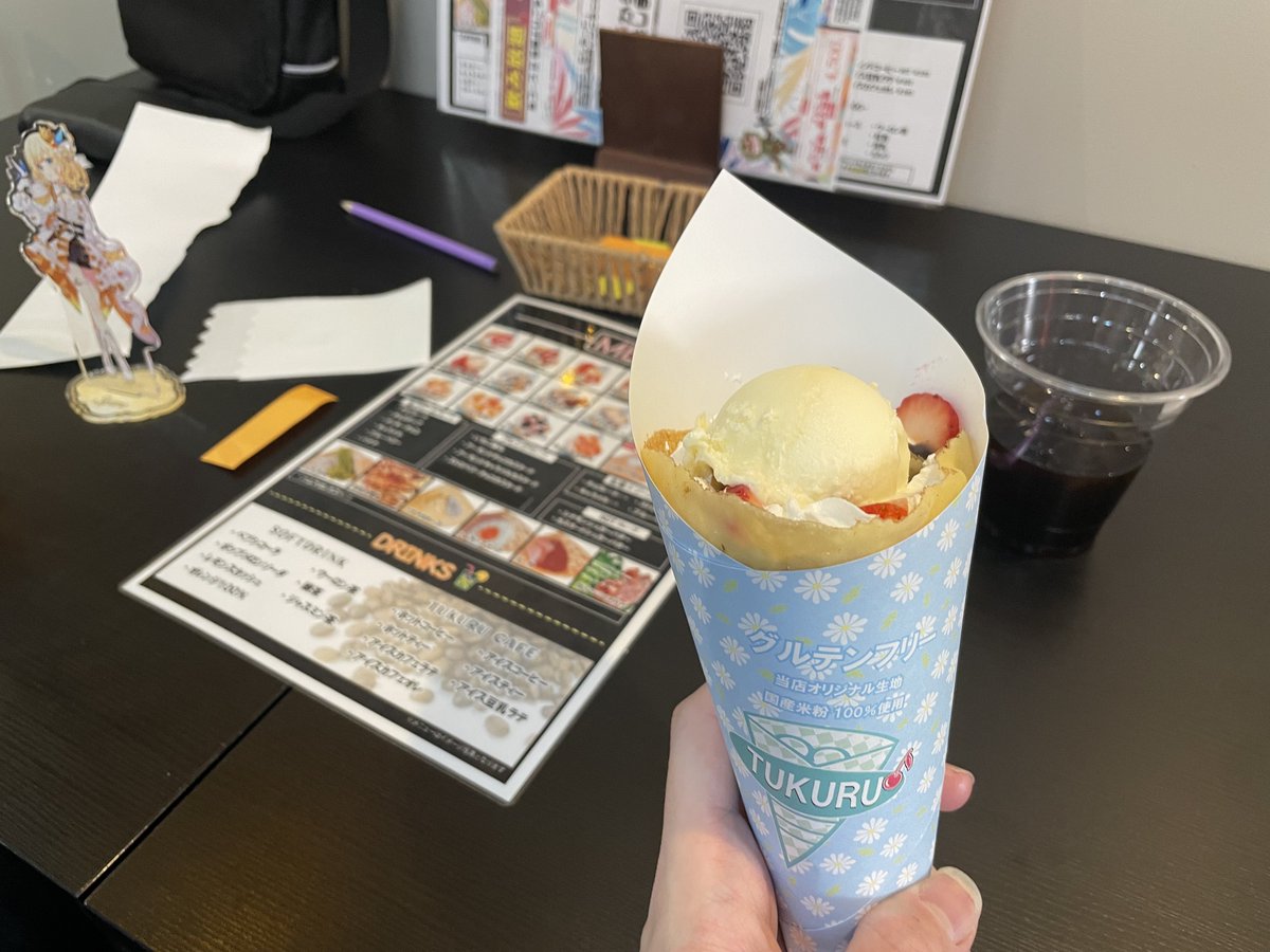 クレープ食べ放題
オタク会話続きすぎて食べ放題より立ち話の方が長くなっちゃった