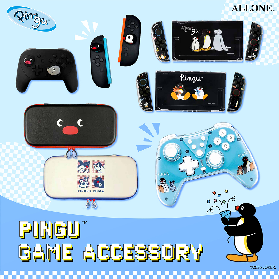 アローンから、ピングーの世界観を楽しめるゲーム関連グッズが登場！
いつものゲーム時間に、ちょっとしたワクワクを添えてみませんか♪

▼商品の詳細は、アローン公式ECサイトをチェック！
x.gd/VRr2r

▼商品詳細
Switch2用 EVAカラーポーチ
Switch2用 セパレート型クリアケース