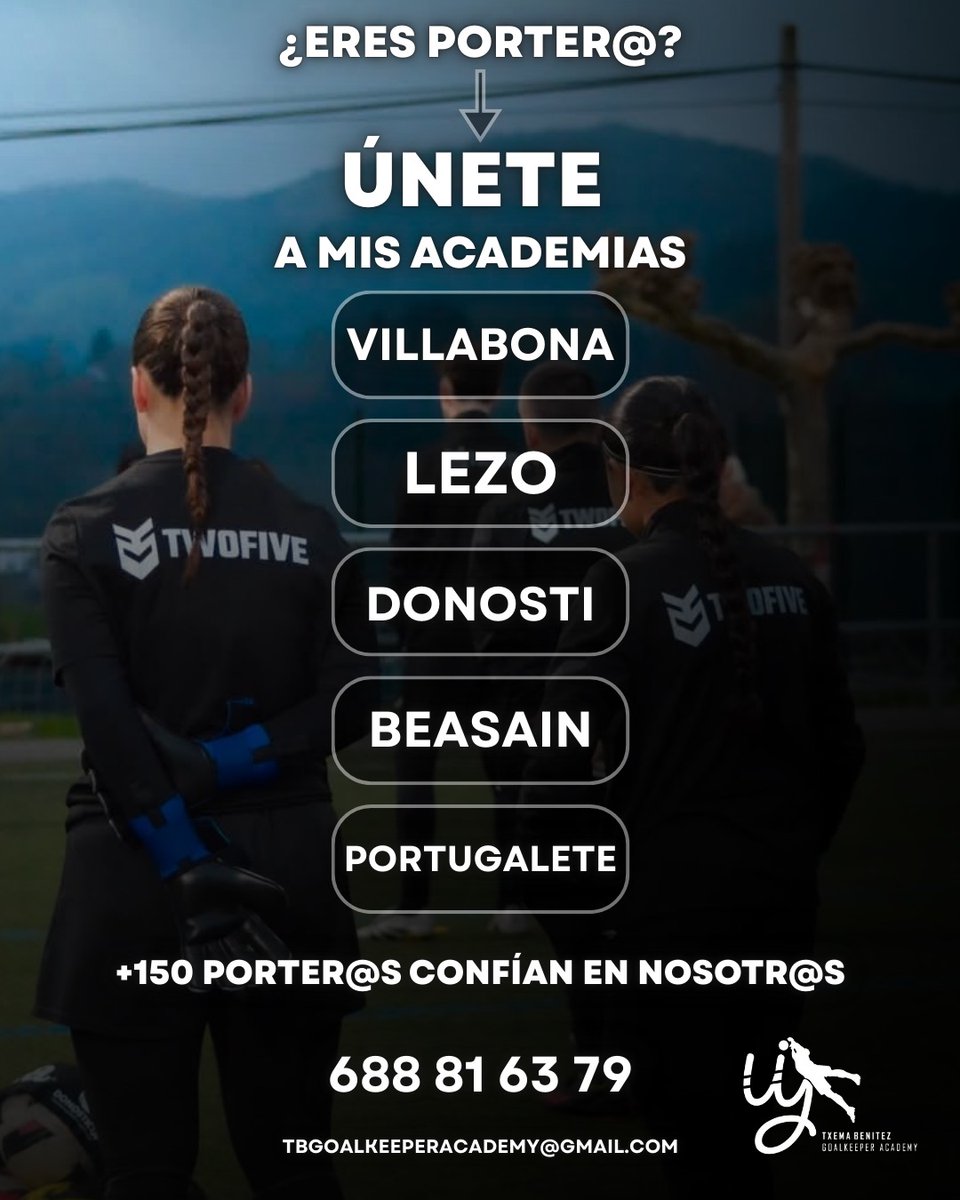 Únete a nosotr@s.
Formate- Aprende y entrena como un profesional ⚽️🧤