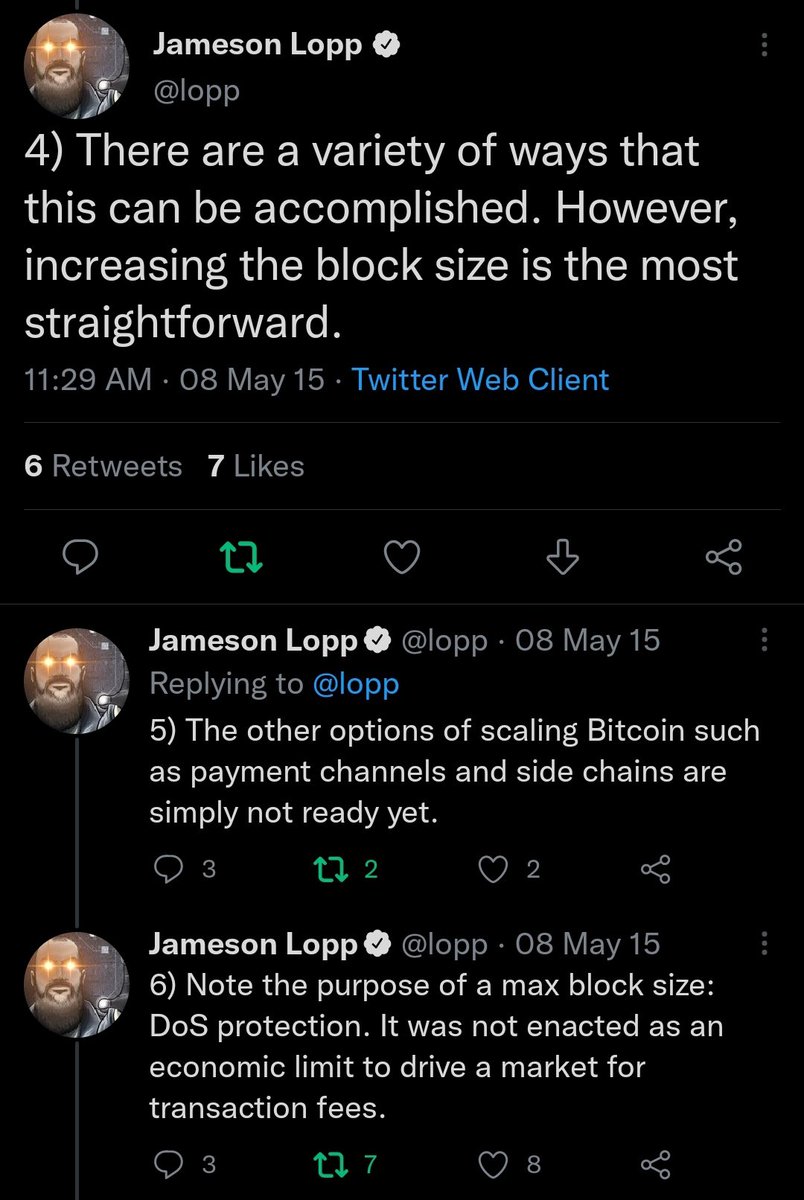 <a href="/r8raq/">R8 (JIN LIU) Pushing BTC to be quantum-safe, or 0!</a> <a href="/cryptorebel_SV/">Truth_Machine</a> <a href="/coinbase/">Coinbase 🛡️</a> <a href="/aantonop/">Andreas (aantonop Team)</a> <a href="/brian_armstrong/">Brian Armstrong</a> <a href="/lopp/">Jameson Lopp</a> all used to be Big Blockers before receiving money from Epstein