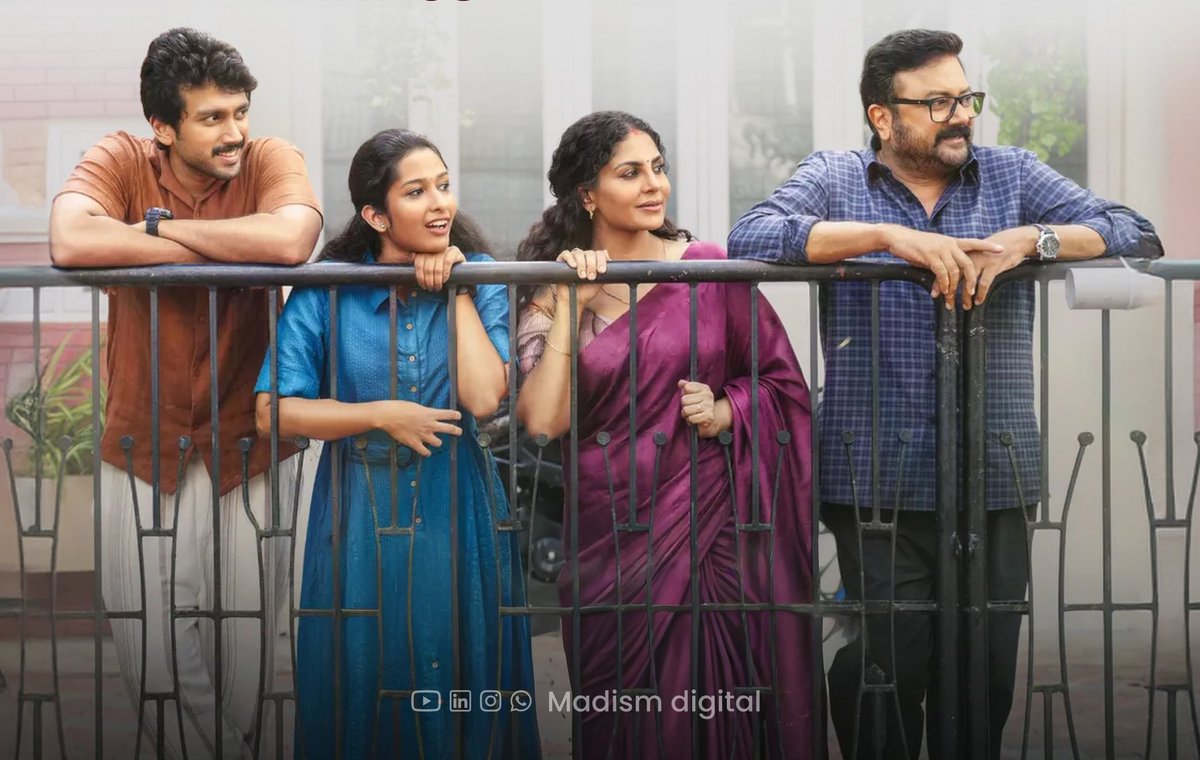 #AashakalAayiram – Decent One-Time Watch 🤍 

A smooth, lag-free #Jayaram family drama with light comedies. Decent first half, better second half, and nostalgic songs/BGMs work well. Nothing extraordinary, but a clean, feel-good watch 👍