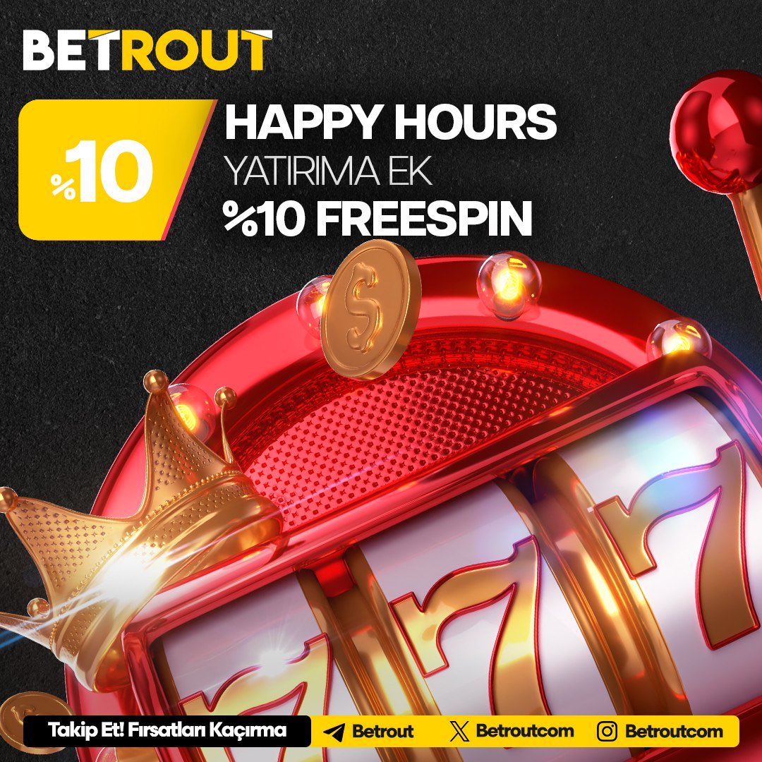 Bahis Zamanı Betrout Zamanı! Happy HoursBaşladı!

🎆Yatırıma ek %10 Sweet Bonanza'da geçerli Happy Hours Bonusu seni bekliyor.

🔴Minimum 2.000 TL, maksimum 5.000 TL yatırımlarda faydalanabilirsiniz.

➡️12:00 - 00:00 saatleri arasında geçerlidir.
🎯Giriş t2m.io/brgiris