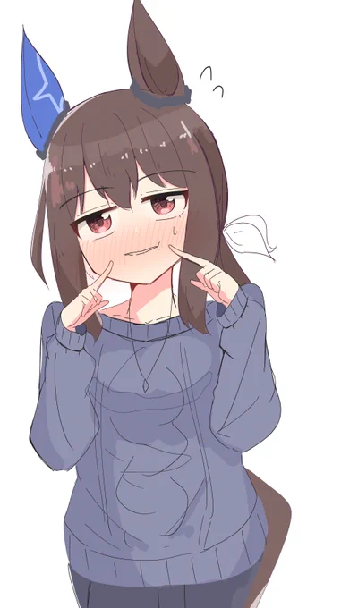 笑顔の練習アドマイヤベガ… #ウマ娘