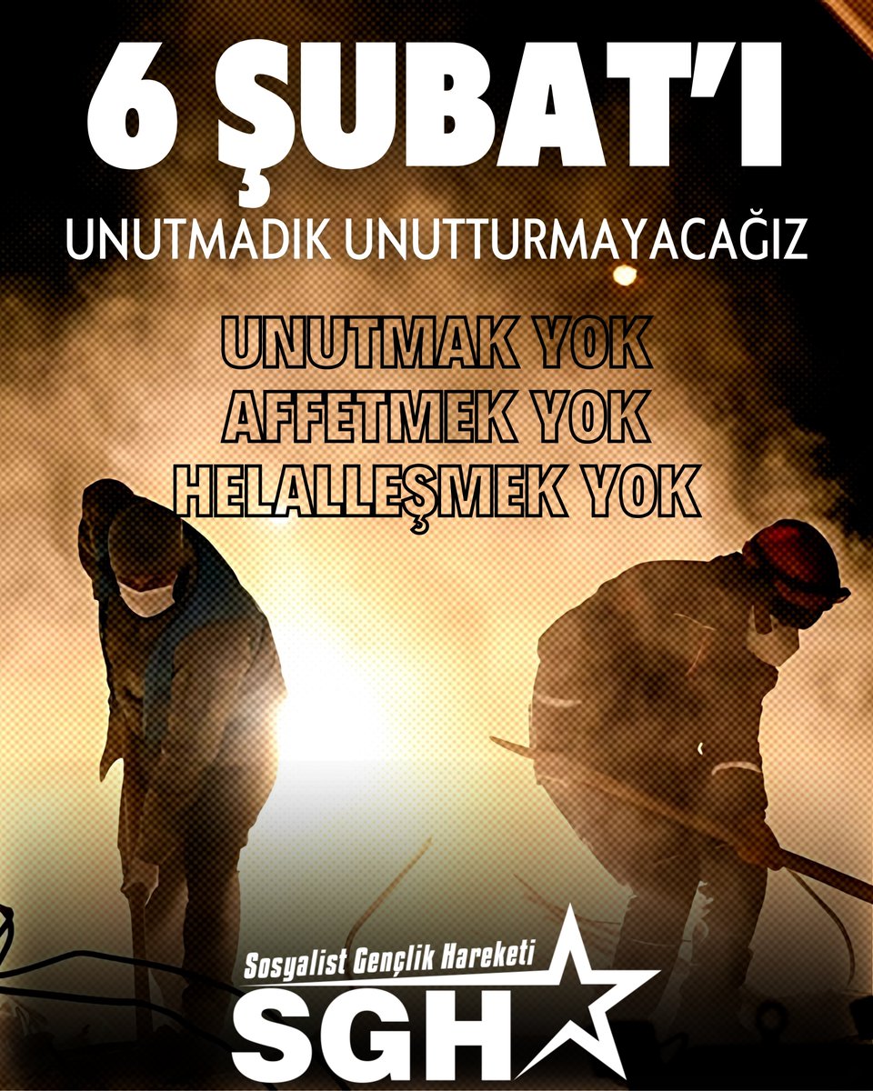 6 Şubat... 
3 yıl önce yaşanan en korkunç felaket, üstelik en büyük sebebi sağlam yapılmamış binalar, bu binaların müteahitleri, müteahitleri başa diken eli kanlı rejim. 
Resmi kaynaklara göre elli bini aşkın insanımız hayatını kaybetti. Yüz binlercesi yaralandı, 11 ilde