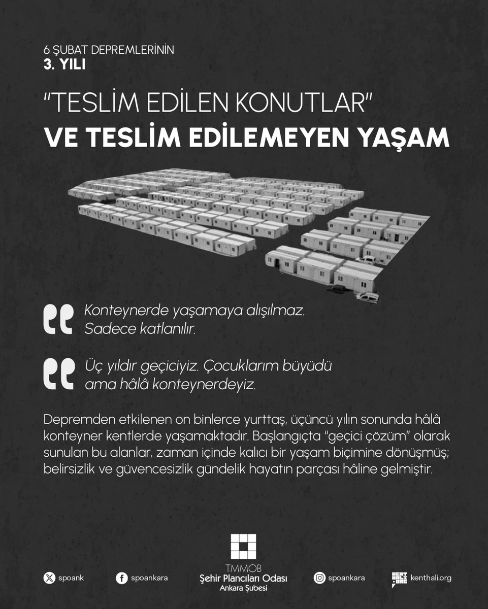 TMMOB Şehir Plancıları Odası Ankara Şubesi tweet media